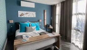 Photo de la chambre supérieur la Corsuet des Suites du Lac à Aix les Bains.