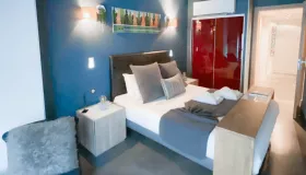 Photo de la chambre familiale les Bauges des Suites du Lac à Aix les Bains.